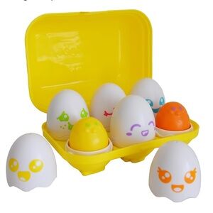 ❗️Colorful Egg Sorting Matching Toy Set